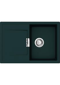 Schock Mono D-100S-U Granitspüle mit Ablauffernbedienung, Cristadur Green Line, reversibel, ivy (MOND100SUIVY)