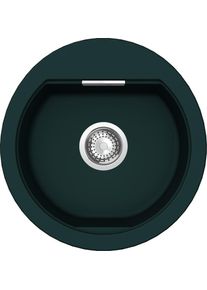 Schock Mono R-100-A Granitspüle mit Ablauffernbedienung, Cristadur Green Line, Einzelbecken, ivy (MONR100AIVY)