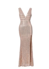 Moda Minx Abendkleid 'Ciara' Damen gold Größe 36