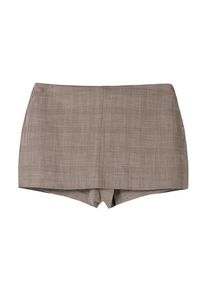 Bershka Dames Broek bruin / zwart / wit 34