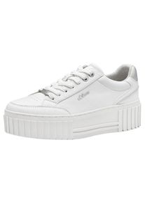 s.Oliver Sneaker Damen weiß Größe 36 Unifarben