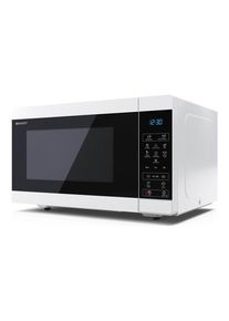 Sharp Classic series YC-MS51E-W - microwave oven - freestanding - white/silver/black