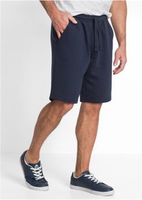 Sweat-Bermuda, blau, Größe 60/62 (XXL), mit Baumwolle, bonprix