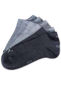 Puma 3er-Pack Sneaker-Socken, Grau, 43-46