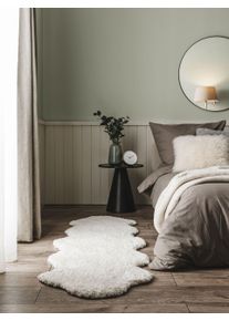 benuta Nest Nukka matto Cloudy Kerma 60x170 cm Cream Uni