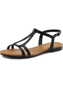 Vivance Dames sandalen in zwart ,maat 35, Witt, 100% Leer