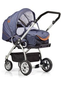 Gesslein M4 Kinderwagen inkl. C1 Lift Tragetasche | blau