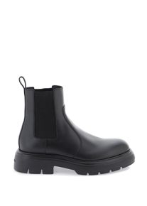 FERRAGAMO leather chelsea boots