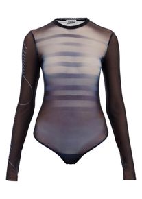 JEAN PAUL GAULTIER printed mesh body suit for