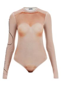 JEAN PAUL GAULTIER printed mesh body suit for