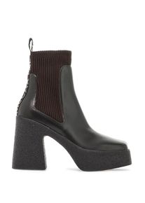 STELLA McCARTNEY skyla sock ankle boots with heel