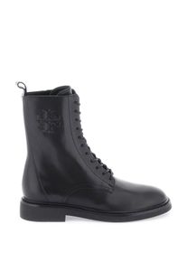 TORY BURCH double t combat boots