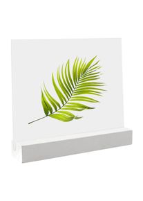 1 Card holder wood 150 mm | white | straight insertion slot | lacquered