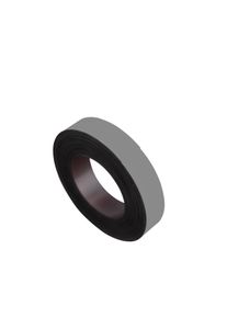 Coloured magnetic tape 30 mm | grey | 10 m | 1 mm