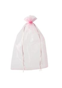 50 Organza bags with satin ribbon-drawstring light pink | 200 x 300 mm