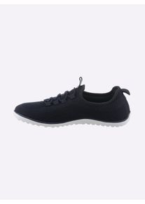 Kangaroos Dames Sneaker met platte rubberen zool in marine ,maat 37, Witt, 100% Textiel