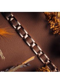 Holzkern Bandlet Rhapsody (Walnoot/Roségoud), Natuurlijk hout, heren en dames, in maat verstelbaar