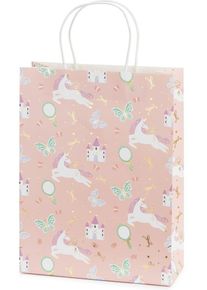 partydeco Söt Unicorn presentpåse 24 x 32 cm