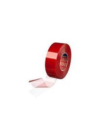 Tesa Tesa fix Series 4965 Transparent Double Sided Plastic Tape, 0.21mm Thick, 11.5 N/cm, PET Backing, 19mm x 50m - 4965-1