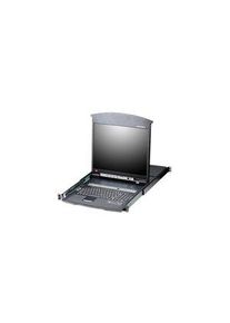 Aten KVM-switch met console, 19" (48 cm), 1280 x 1024, DE Duitsland, QWERTZ, 8x RJ45 Socket / DB-25 Plug - KL1516AN D