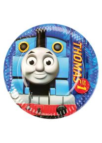 Amscan 8 assiettes en carton Partytime Thomas + Friends 18cm