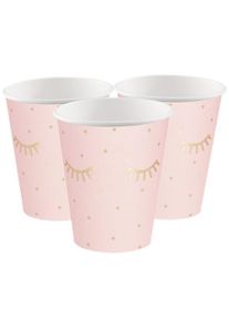 Ginger Ray 8 papierowych kubków Pamper Party 250ml