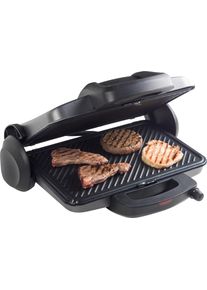 Bestron Kontaktgrill »acg380 Viva Italia«, 1800 W, Aufklappbar Mit Ober-Und Unterhitze, schwarz, Kompakter Kontaktgrill mit gerillter Oberfläche...