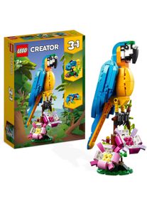 Lego® Konstruktionsspielsteine »Exotischer Papagei (31136)Creator 3In1«, (253 St.) bunt, Dieses Lego Creator 3in1 Tier-Spielzeug-Set enthält 3...