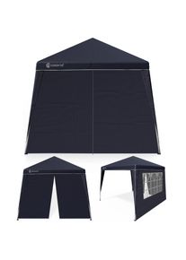 Casaria Vouwpaviljoen Capri Antraciet 3x3m incl 2 zijwanden
