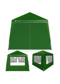 Casaria Vouwpaviljoen Capri Groen 3x3m incl 4 zijwanden