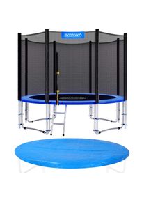 Monzana Trampolín Ø366cm incl red de seguridad Cubierta TÜV SÜD GS