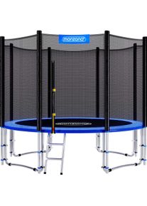 Monzana Cama elástica 366cm con red de seguridad