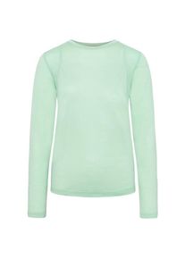 KARI TRAA Womens Embla Wool L/S Merinoshirt Dames (L |groen)