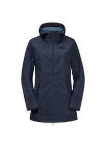Jack Wolfskin Womens Dakar Parka Lange jas Dames (XS |blauw |waterdicht)