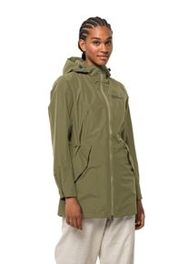 Jack Wolfskin Damski płaszcz przeciwdeszczowy Dakar Parka Women XS bay leaf