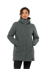 Jack Wolfskin Damski nieprzemakalny płaszcz zimowy Salier Coat XL slate green