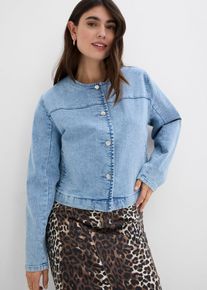 Veste en jean - bleu - taille 52 avec coton - bonprix