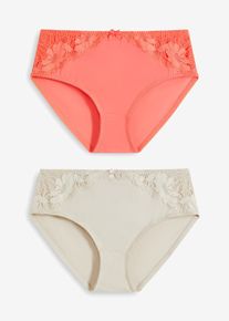 Lot de 2 slips Maxi - fuchsia - taille 50/52 (XL) - bonprix