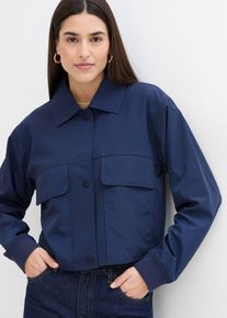 Veste courte à poches - bleu - taille 46 - bonprix