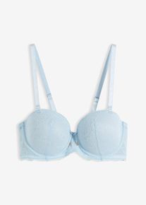 Soutien-gorge balconnet à bretelles amovibles - bleu - taille 105B - bonprix