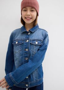 Veste en jean oversize - bleu - taille 128/134 avec coton - bonprix