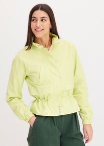 Veste courte à taille resserrable - vert - taille 52 - bonprix