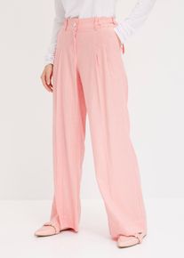 Pantalon palazzo léger - rose - taille 42 - bonprix