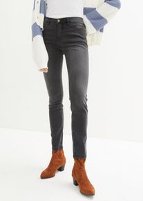 Jean slim taille haute sculptant - noir - taille 38 avec coton - bonprix