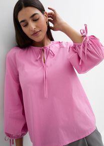 Blouse à nœuds - rose - taille 44 avec coton - bonprix