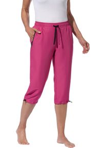 Damen Caprihose mit weitenverstellbarem Saum fuchsia Größe 42