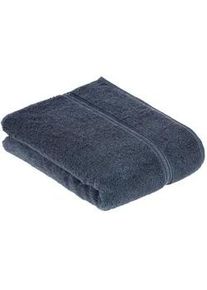 Vossen Duschtuch , Blau , Textil , Uni , 67x140 cm , Made in Austria, Oeko-Tex® Standard 100 , saugfähig, Aufhängeschlaufe, angenehm weich, hochwertige Qualität, Bordüre, schadstoffgeprüft , Heimtextilien, Badtextilien, Duschtücher