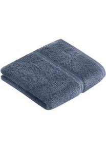 Vossen Handtuch , Blau , Textil , Uni , 50x100 cm , Made in Austria, Oeko-Tex® Standard 100 , saugfähig, Aufhängeschlaufe, angenehm weich, hochwertige Qualität, Bordüre, schadstoffgeprüft , Heimtextilien, Badtextilien, Handtücher