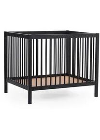 Beaba Laufgitter , Schwarz , Holz , Buche , 94x75x120 cm , Babymöbel & Kindermöbel, Babyzimmer, Laufgitter