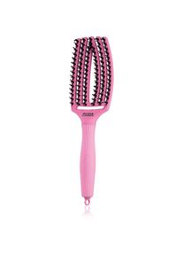 Olivia Garden Fingerbrush Boar & Nylon spazzola per capelli con setole di nylon e di cinghiale Celestial Pink 1 pz